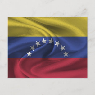 Venezuela-Flagge Postkarte