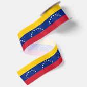 Venezuela-Flagge Satinband (Rückseite)