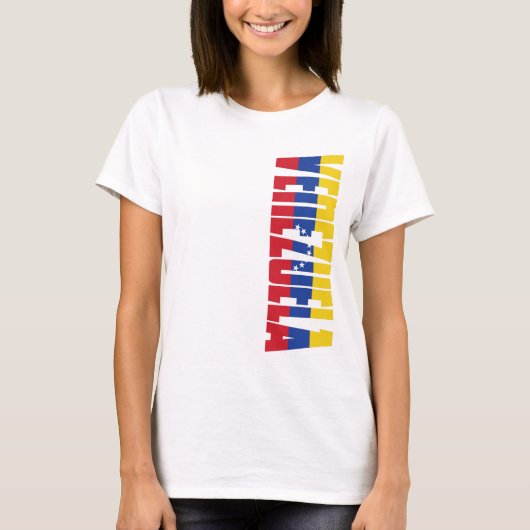 Venezuela-Flagge T-Shirt (Vorderseite)