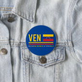 Venezuela-Flagge und ISO-Code Alpha 3-Design Button (Beispiel)