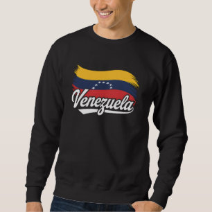 Venezuela-Flagge Venezolanischer Stolz Distressed Sweatshirt