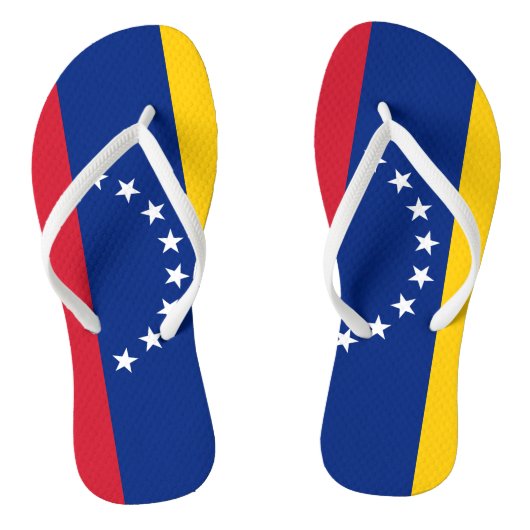 Venezuela Flagge Venezuelas Patriotische Badesandalen (Fußbett)