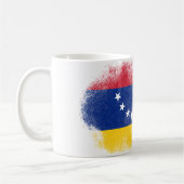 Venezuela-Flaggen-Andenken - beunruhigter Kaffeetasse (Links)