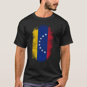 Venezuela-Flaggen-Andenken - beunruhigter T-Shirt