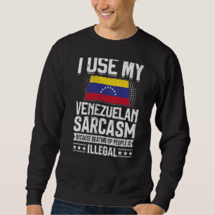 Venezuela Flaggen Souvenirs für Venezolaner Männer Sweatshirt