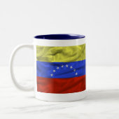 Venezuela-Flaggen-Tasse Zweifarbige Tasse (Links)
