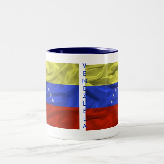 Venezuela-Flaggen-Tasse Zweifarbige Tasse (Mittel)