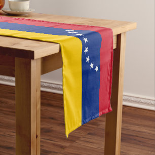 Venezuela-Flaggen-venezolanisches patriotisches Kurzer Tischläufer