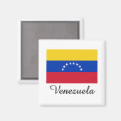 Venezuela-Flaggendesign Magnet (Vorderseite/Rückseite)