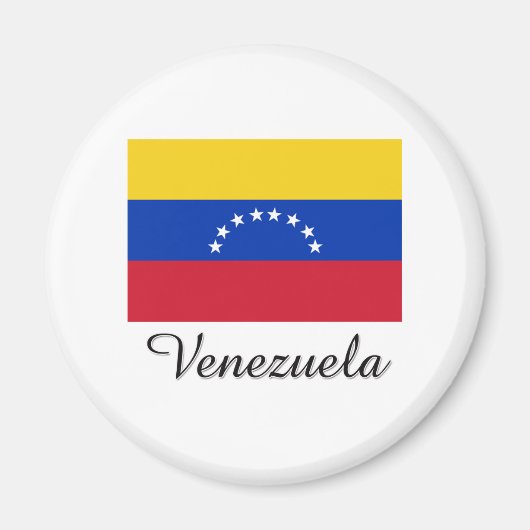Venezuela-Flaggendesign Magnet (Vorne)