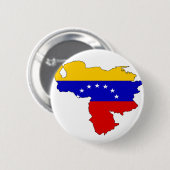 Venezuela-Flaggenkarte Button (Vorne & Hinten)
