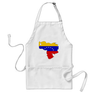 Venezuela-Flaggenkarte Schürze