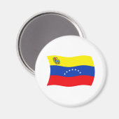 Venezuela-Flaggenmagnet Magnet (Vorderseite/Rückseite)