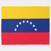 Venezuela Fleecedecke (Vorderseite (Horizontal))