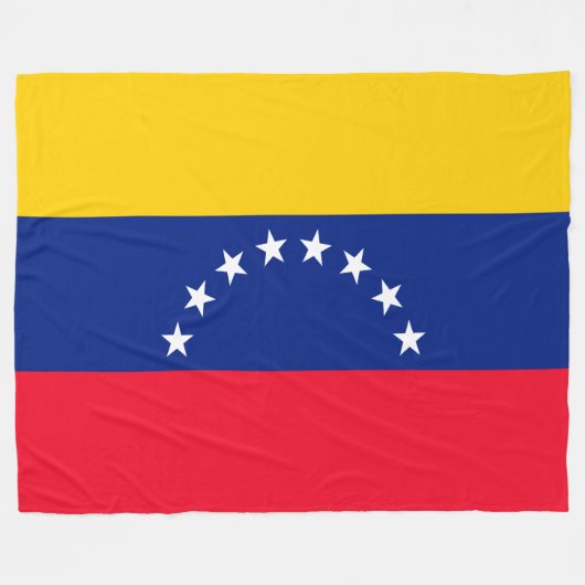 Venezuela Fleecedecke (Vorderseite (Horizontal))