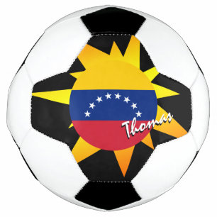 Venezuela Football & Venezuela Flag / BANG Fußball