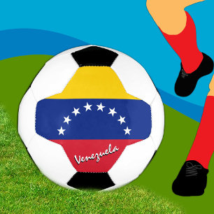 Venezuela Football & Venezuela Flag / Sport Fußball