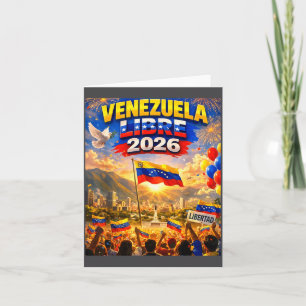 Venezuela Frei 2026 Venezuela Herz Flagge Karte