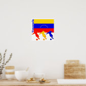 Venezuela - Fußballspieler Poster (Küche)