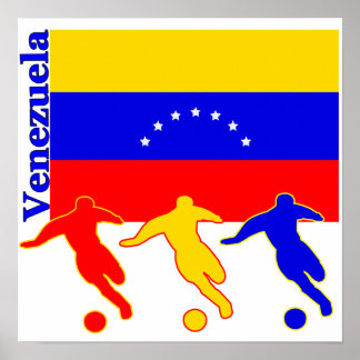 Venezuela - Fußballspieler Poster