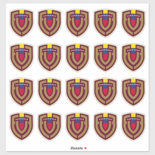 Venezuela Futbol Soccer | La Vinotinto Nuevo logo  Aufkleber (Blatt)