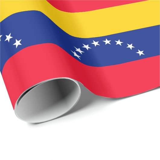 Venezuela Geschenkpapier (Rolleneckpunkt)
