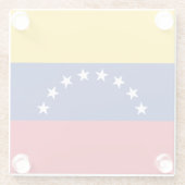 Venezuela Glasuntersetzer (Rückseite)