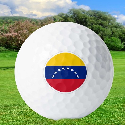 Venezuela Golf Balls, Flaggengolfer / Patrioten Golfball