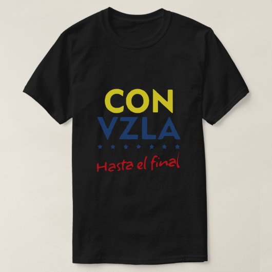 Venezuela Hasta el final Shirt (Design vorne)