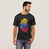 Venezuela Herz Flagge T-Shirt (Vorne ganz)