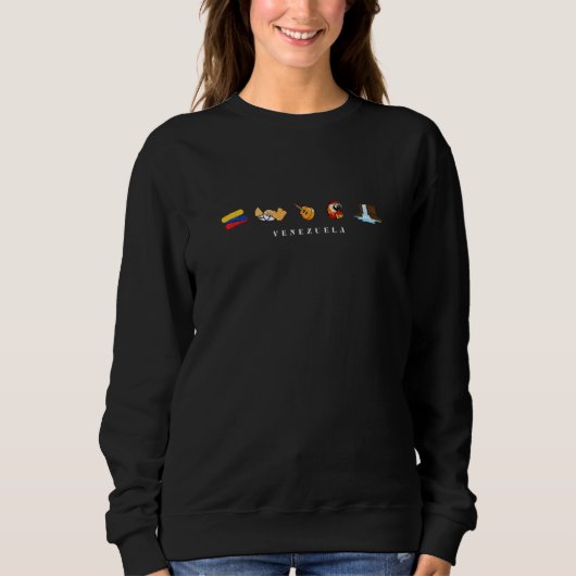Venezuela Iconos y Emblemas Sweatshirt (Vorderseite)