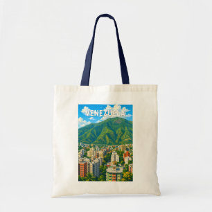 Venezuela Illustration Reise Kunst Vintage Tragetasche