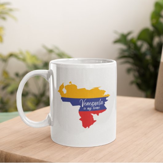 Venezuela ist meine Zuhause Flag Karte Kaffeetasse
