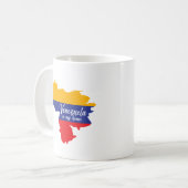 Venezuela ist meine Zuhause Flag Karte Kaffeetasse (Vorderseite Links)