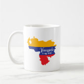 Venezuela ist meine Zuhause Flag Karte Kaffeetasse (Links)