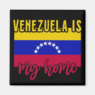 Venezuela ist meine Zuhause Flag Magnet