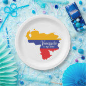 Venezuela ist meine Zuhause Pappteller (Party)