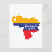 Venezuela ist meine Zuhause Postkarte (Vorderseite)
