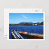Venezuela Jungle Landschaft mit Booten Postkarte (Vorne/Hinten)