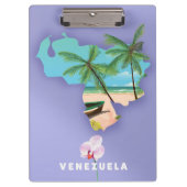 Venezuela-Karte Klemmbrett (Vorderseite)