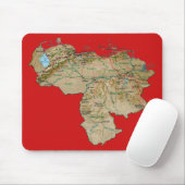 Venezuela-Karte Mousepad (Mit Mouse)