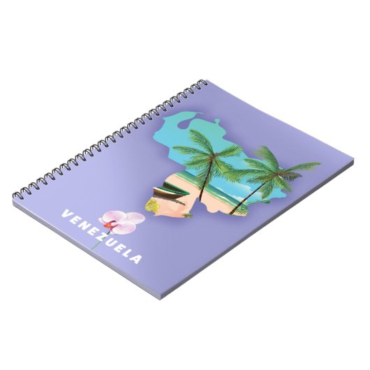 Venezuela-Karte Notizblock (Linke Seite)