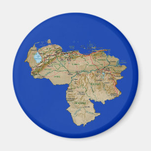 Venezuela-Karten-Magnet Magnet