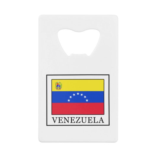 Venezuela Kreditkartenflaschenöffner (Vorderseite)