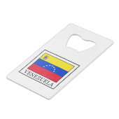 Venezuela Kreditkartenflaschenöffner (Vorderseite Schrägansicht)