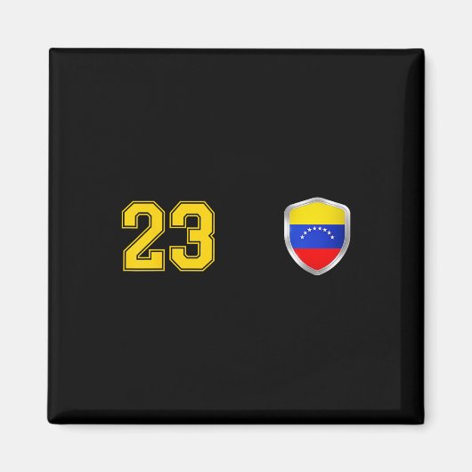 Venezuela - La Vinotinto Team Soccer Design For Ve Magnet (Vorne)