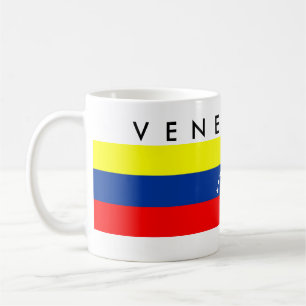 Venezuela-Landesflaggenationssymbol-Namentext Kaffeetasse