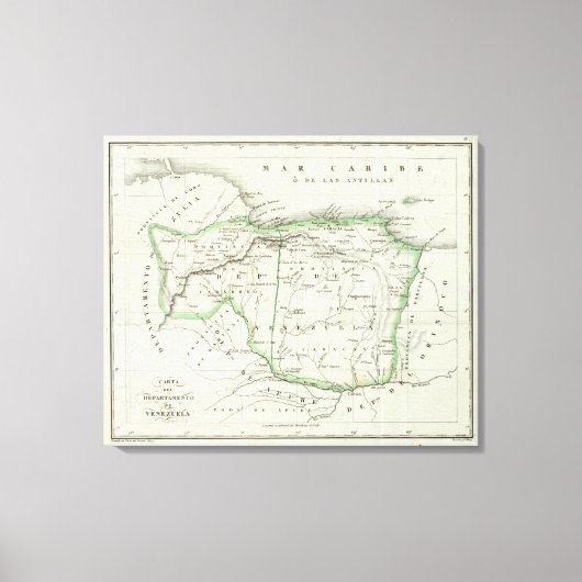 Venezuela Leinwanddruck (Vorderseite)