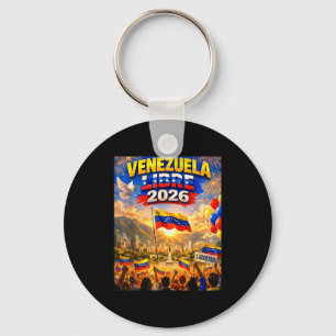 Venezuela Libre 2026 Venezuela Herz Flagge Schlüsselanhänger