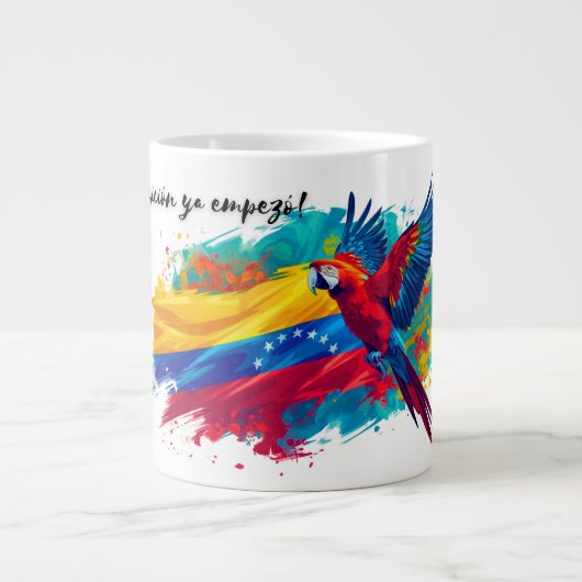 Venezuela libre – Orgullo y esperanza venezolana Jumbo-Tasse (Vorderseite)